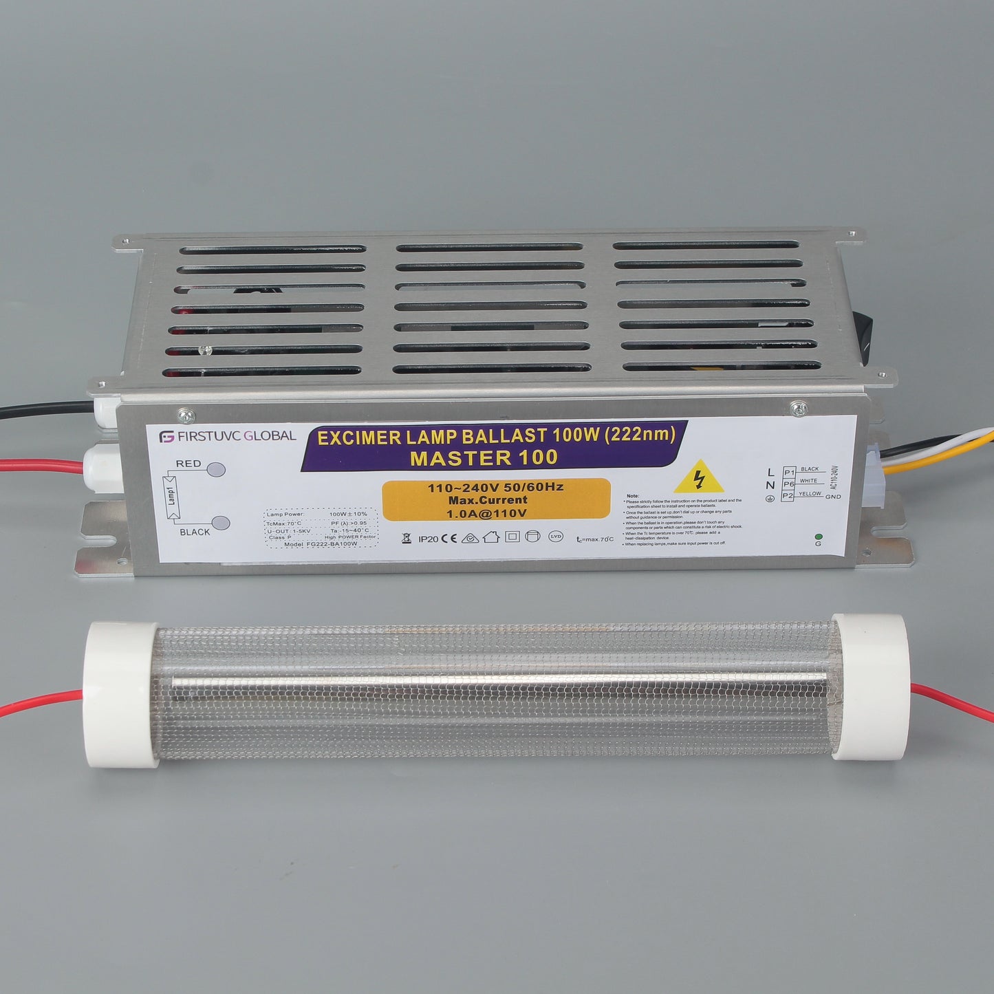 Neue Version!!! - 222 nm Excimerlampe (15–20 W)