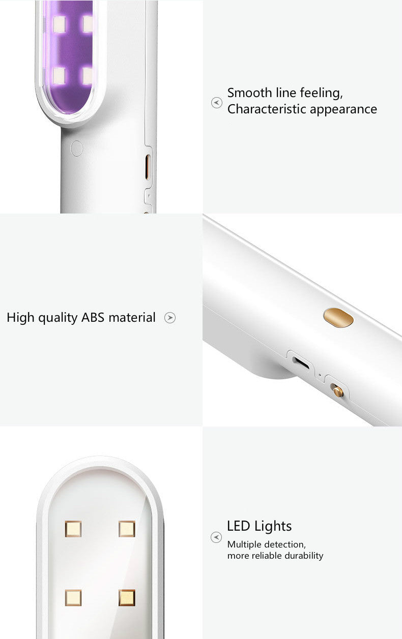 Portable UV Hand-Held Sterilization Lamp Light Disinfection  For Household