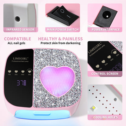 UV LED Cordless Rechargeable Nail Art Cure Machine