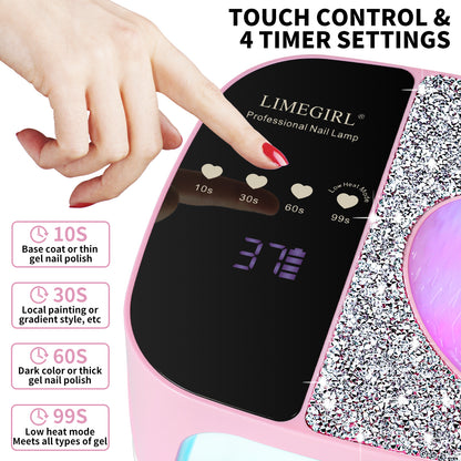 UV LED Cordless Rechargeable Nail Art Cure Machine